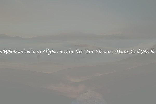 Buy Wholesale elevator light curtain door For Elevator Doors And Mechanics
