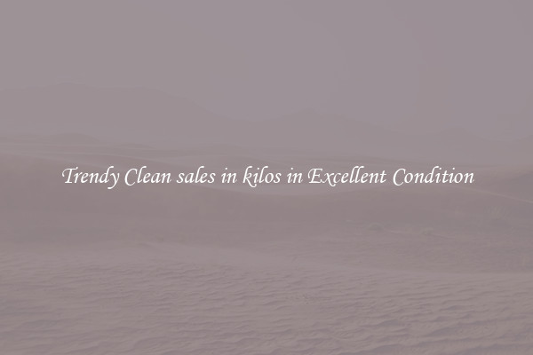 Trendy Clean sales in kilos in Excellent Condition