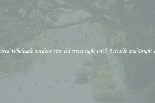 Featured Wholesale outdoor 30w led street light with A Stable and Bright Light